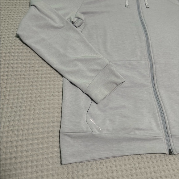 Nike Pro Training DRI-FIT Full-Zip Hoodie - Grey - Picture 4 of 6